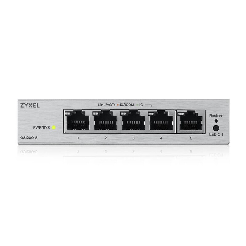Коммутатор ZYXEL GS1200-5 v3 (GS1200-5V3-EU0101F)