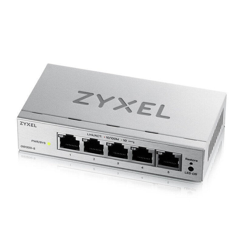 Коммутатор ZYXEL GS1200-5 v3 (GS1200-5V3-EU0101F)