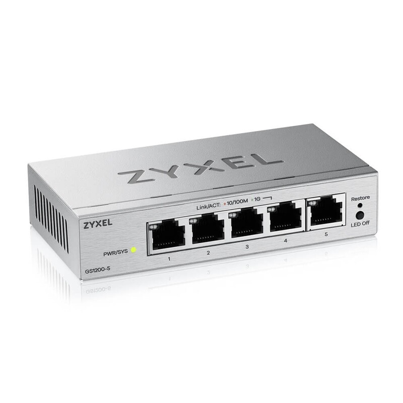 Коммутатор ZYXEL GS1200-5 v3 (GS1200-5V3-EU0101F)