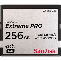 Карта памяти CFast 2.0 256GB SanDisk Extreme Pro R525/W450MB/s (SDCFSP-256G-G46D)