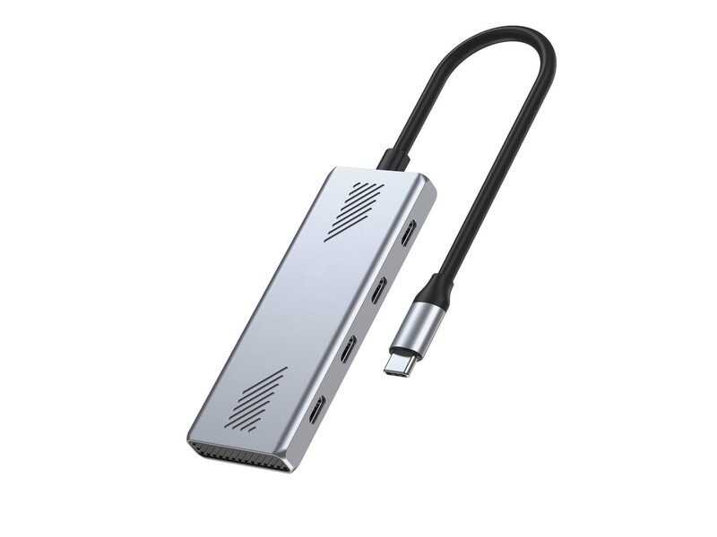 USB-хаб Gembird USB Type-C 4-в-1 (UHB-CM-U310-C4-01)