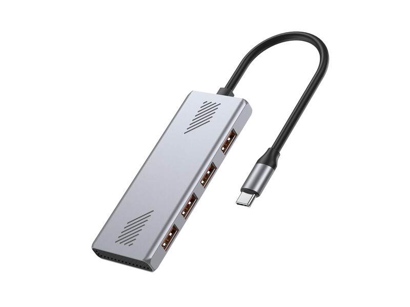 USB-хаб Gembird USB Type-C 4-в-1 (UHB-CM-U310-A4-01)