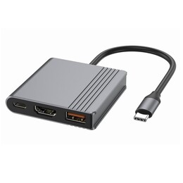 Док-станція Cablexpert USB-C 3-в-1 (A-CM-COMBO3-05)