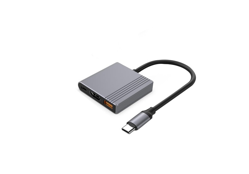 Док-станція Cablexpert USB-C 3-в-1 (A-CM-COMBO3-05)