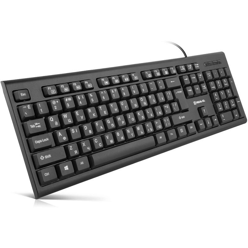 Клавиатура REAL-EL RK-507 Black