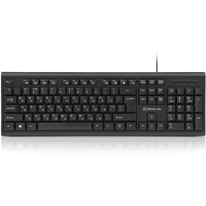 Клавиатура REAL-EL RK-507 Black