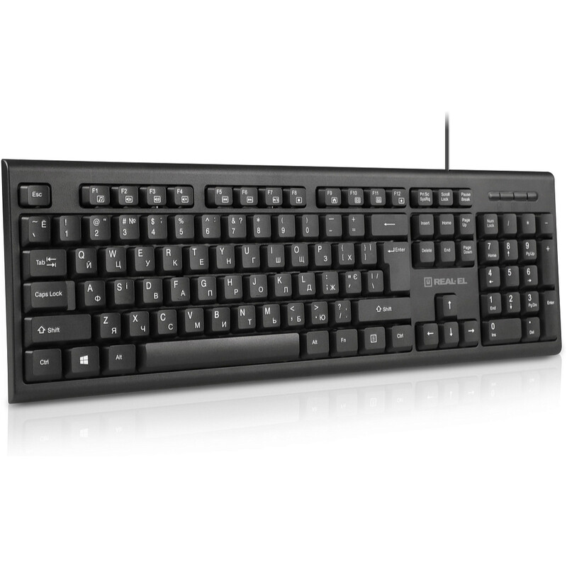 Клавиатура REAL-EL RK-507 Black