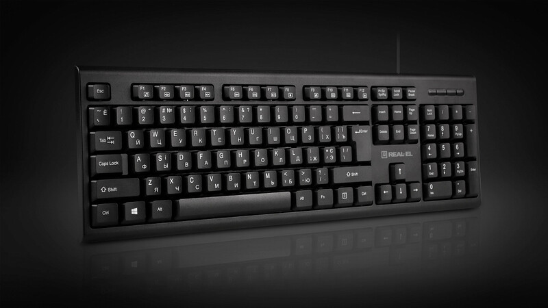 Клавіатура REAL-EL RK-507 Black