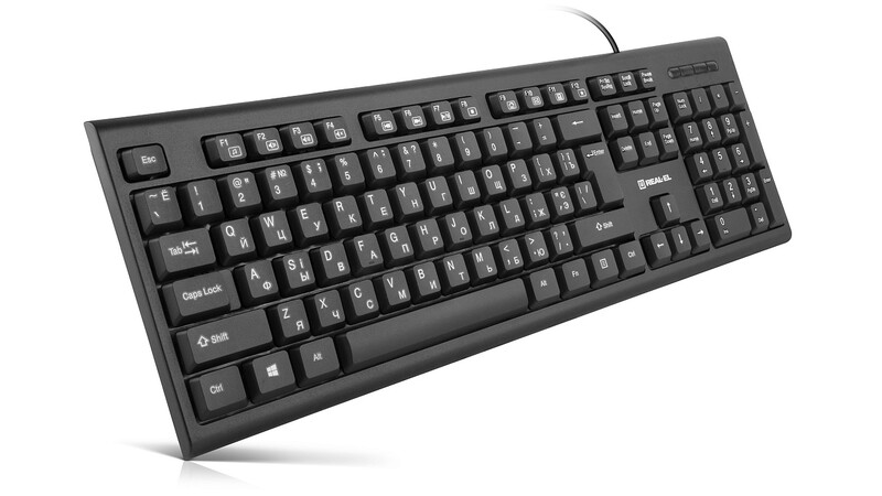 Клавіатура REAL-EL RK-507 Black