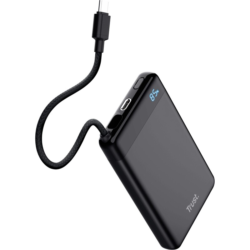 Універсальна мобільна батарея Trust Fiera 10000mAh 20W Black (25880)