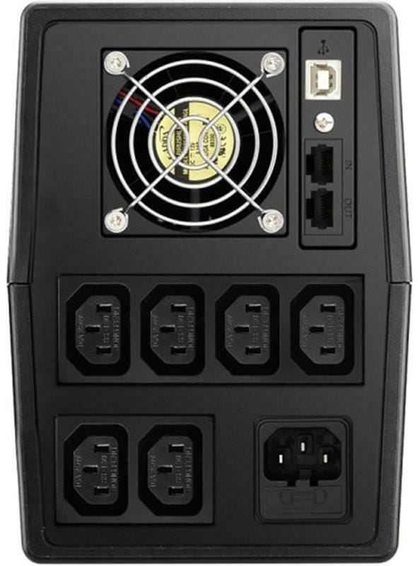 Джерело безперебійного живлення FSP FP1500 1500VA, Line Interactive, AVR, 6 x IEC, RJ45 (PPF9000525)