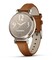 Фото - Смарт-годинник Garmin Lily 2 Classic Cream Gold with Tan Leather Band (010-02839-02) | click.ua