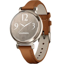 Смарт-годинник Garmin Lily 2 Classic Cream Gold with Tan Leather Band (010-02839-02)