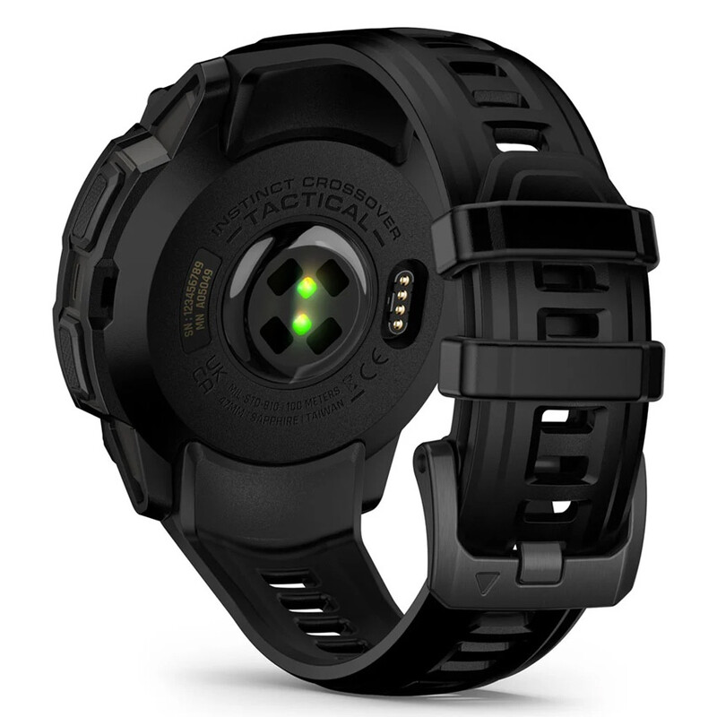 Смарт-часы Garmin Instinct Crossover AMOLED Tactical Black (010-03398-02)