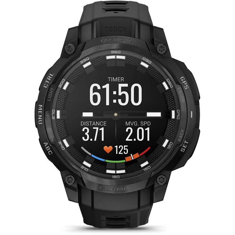 Смарт-часы Garmin Instinct Crossover AMOLED Tactical Black (010-03398-02)