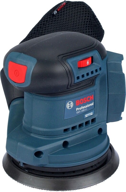 Шлифмашина Bosch Professional GEX 185-LI 18В без АКБ и ЗУ (0.601.3A5.020)