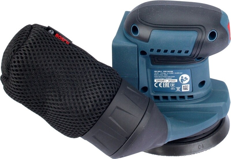 Шлифмашина Bosch Professional GEX 185-LI 18В без АКБ и ЗУ (0.601.3A5.020)