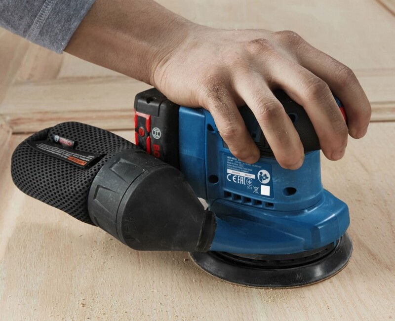 Шлифмашина Bosch Professional GEX 185-LI 18В без АКБ и ЗУ (0.601.3A5.020)