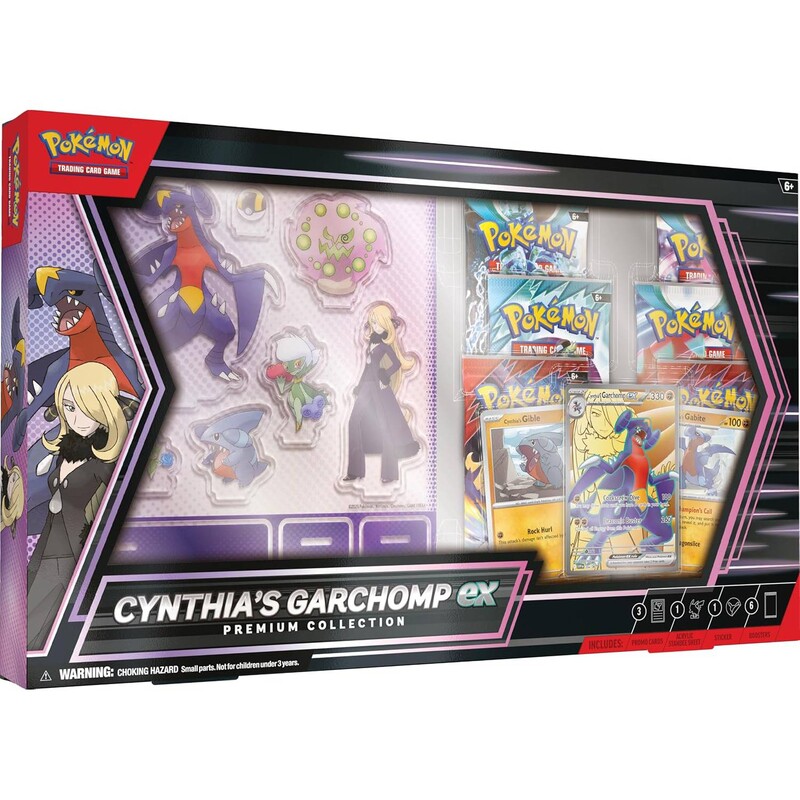Коллекционная карточная игра Pokemon: Cynthia`s Garchomp ex - Premium Collection