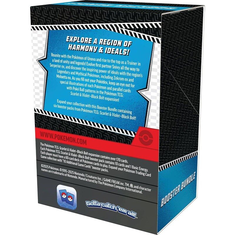 Коллекционная карточная игра Pokemon: Black Bolt Booster Bundle SV10.5