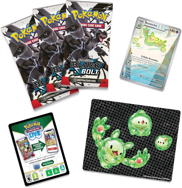 Коллекционная карточная игра Pokemon: Black Bolt - Tech Sticker Collection SV10.5
