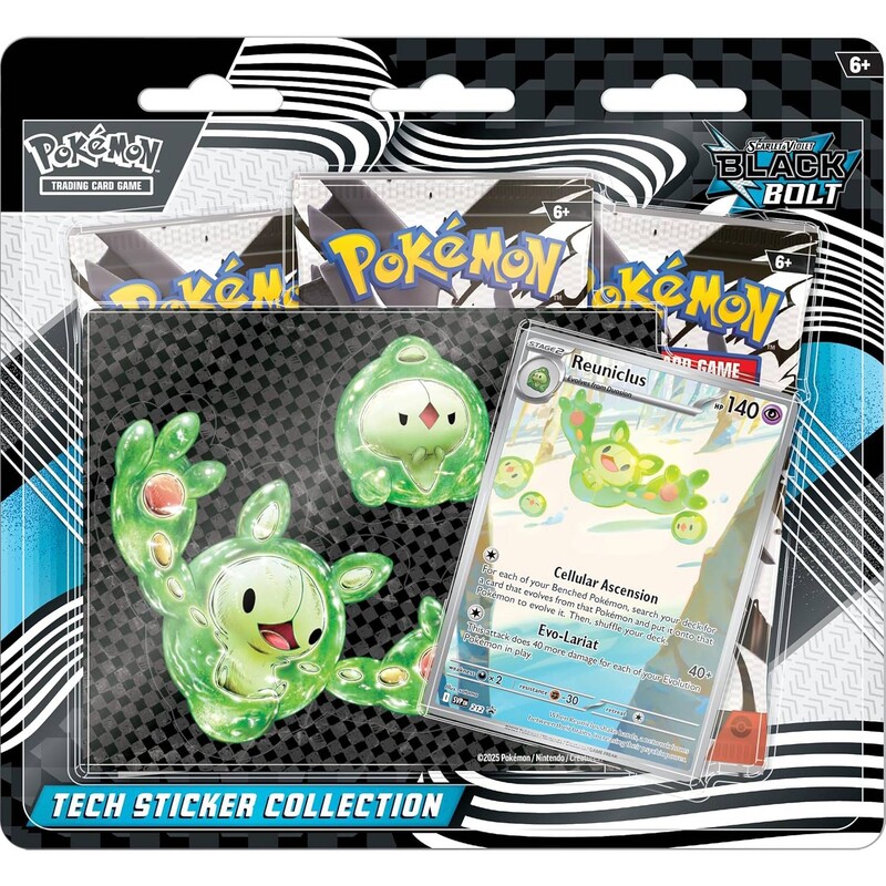 Коллекционная карточная игра Pokemon: Black Bolt - Tech Sticker Collection SV10.5