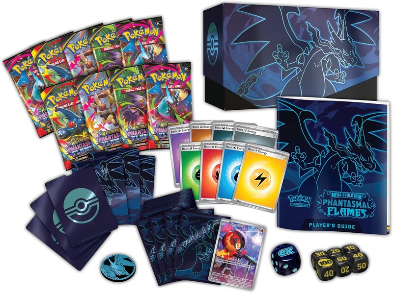 Коллекционная карточная игра Pokemon: Mega Evolutions. Phantasmal Flames - Elite Trainer Box