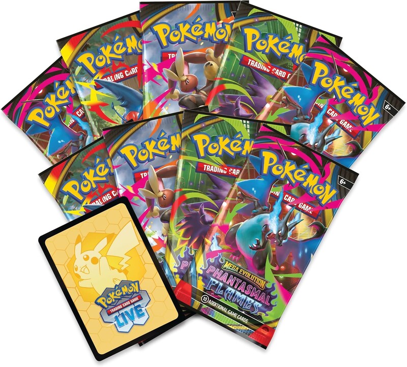 Коллекционная карточная игра Pokemon: Mega Evolutions. Phantasmal Flames - Elite Trainer Box