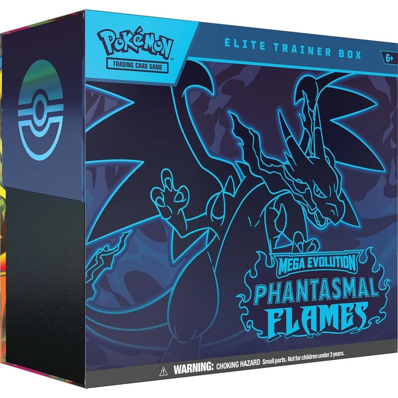 Коллекционная карточная игра Pokemon: Mega Evolutions. Phantasmal Flames - Elite Trainer Box