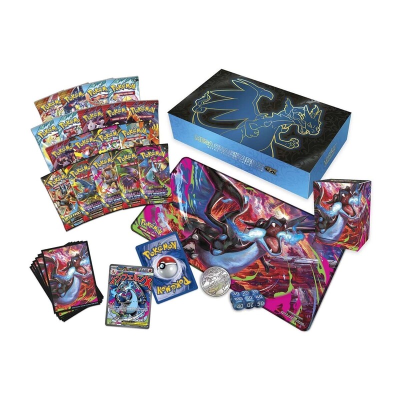 Коллекционная карточная игра Pokemon: Mega Charizard X ex Ultra Premium Collection