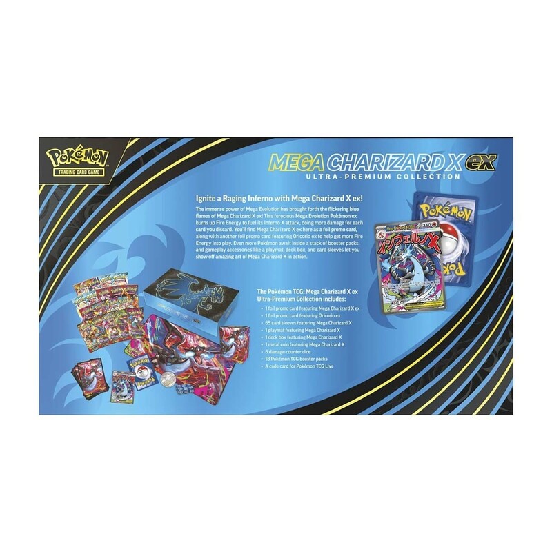 Коллекционная карточная игра Pokemon: Mega Charizard X ex Ultra Premium Collection