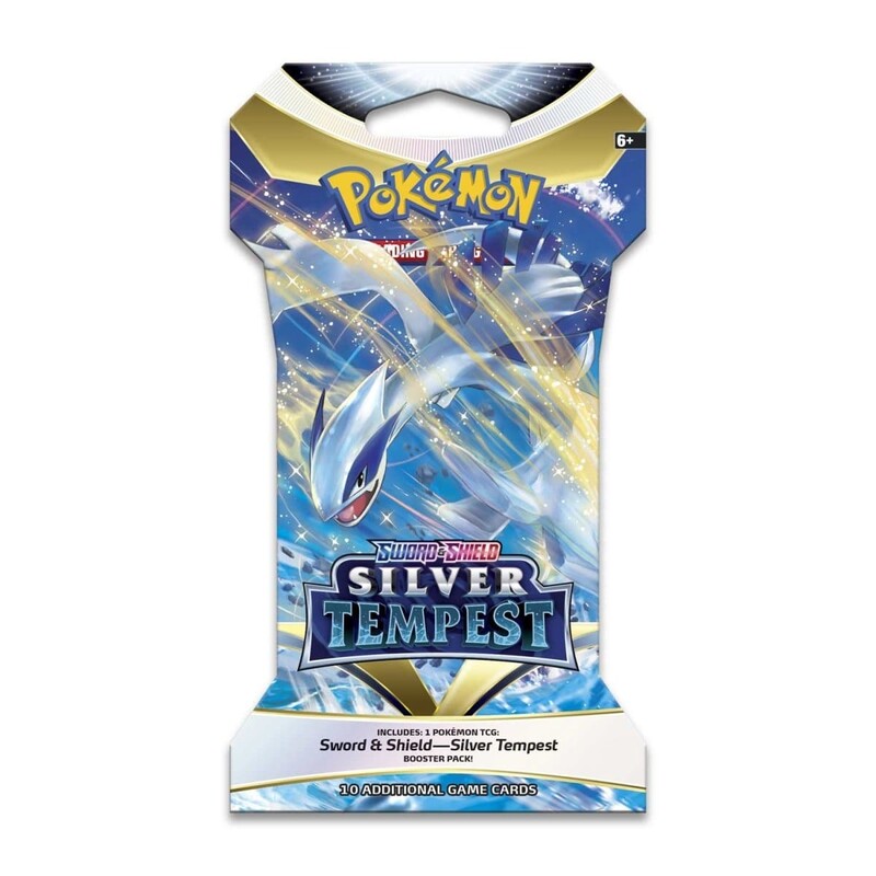 Коллекционная карточная игра Pokemon: Silver Tempest Sleeved, бустер пак (1 шт)