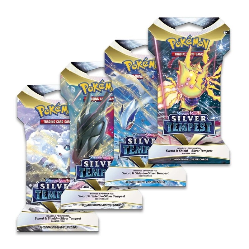 Коллекционная карточная игра Pokemon: Silver Tempest Sleeved, бустер пак (1 шт)
