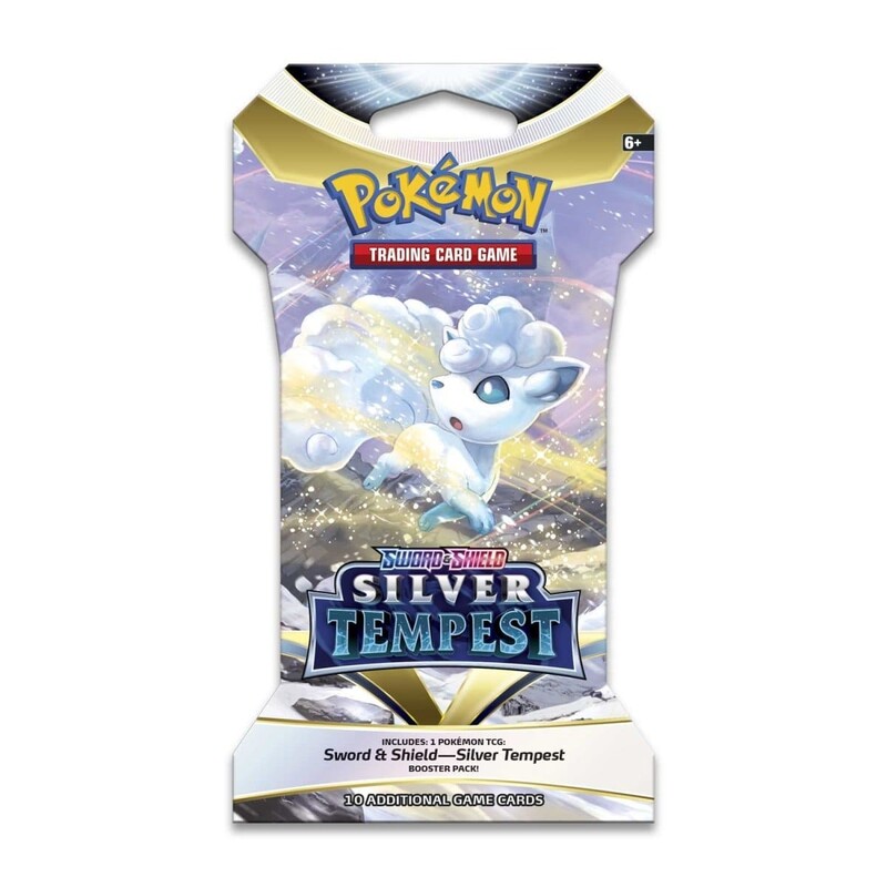 Коллекционная карточная игра Pokemon: Silver Tempest Sleeved, бустер пак (1 шт)