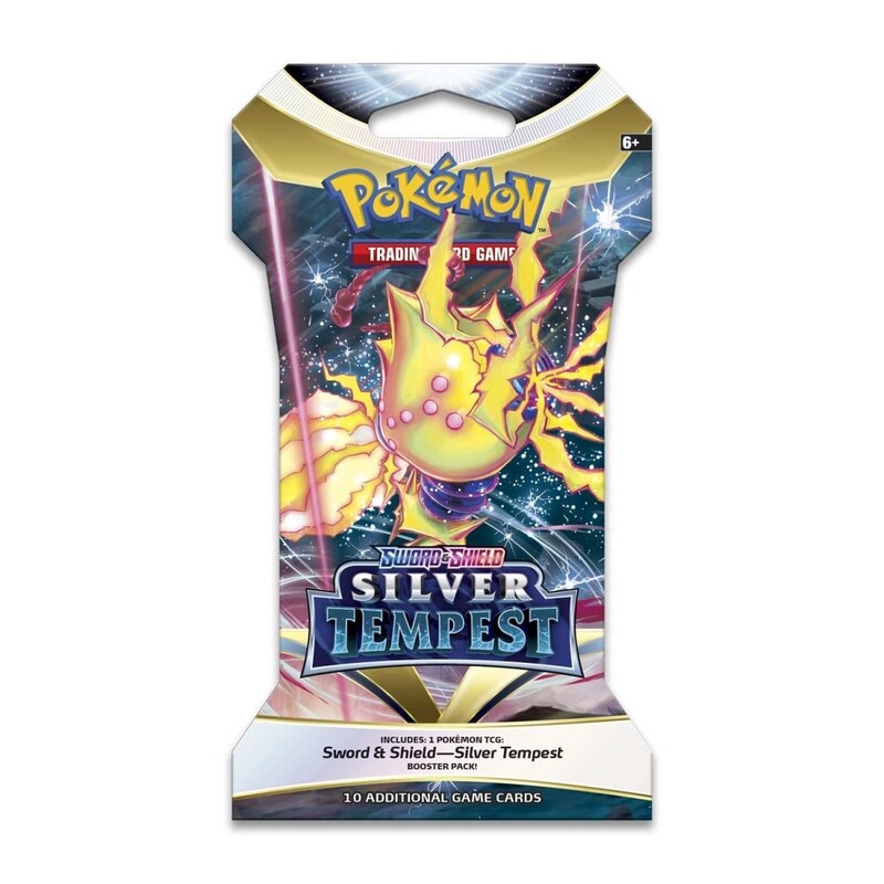 Коллекционная карточная игра Pokemon: Silver Tempest Sleeved, бустер пак (1 шт)