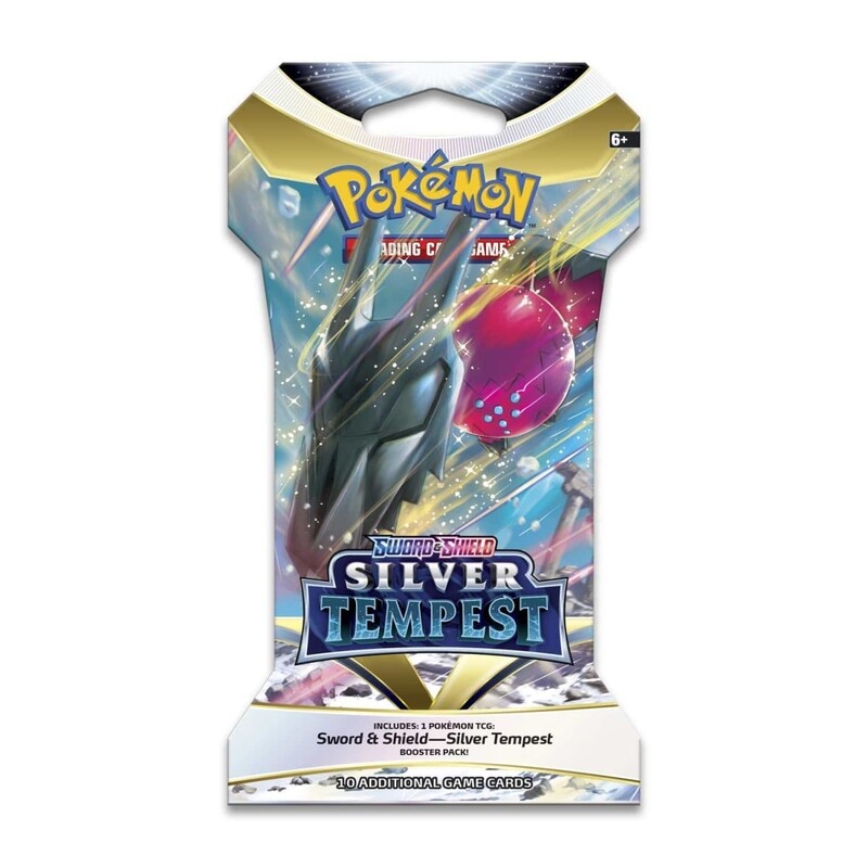 Коллекционная карточная игра Pokemon: Silver Tempest Sleeved, бустер пак (1 шт)