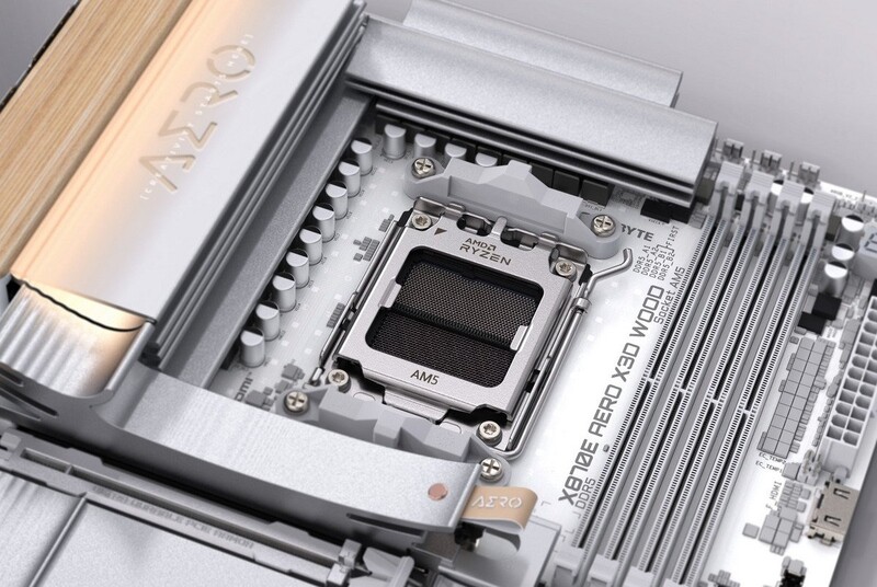 Материнська плата Gigabyte X870E Aero X Wood Socket AM5