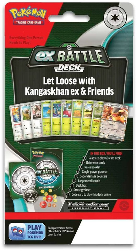 Коллекционная карточная игра Pokemon: Greninja ex/Kangaskhan ex - Battle Deck (1 случайно)