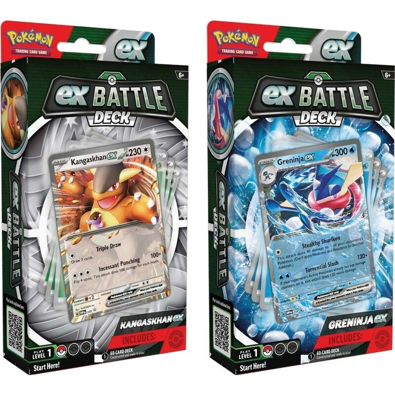 Коллекционная карточная игра Pokemon: Greninja ex/Kangaskhan ex - Battle Deck (1 случайно)