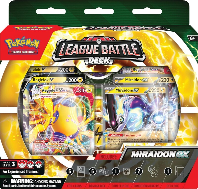 Коллекционная карточная игра Pokemon: Miraidon ex League Battle Deck