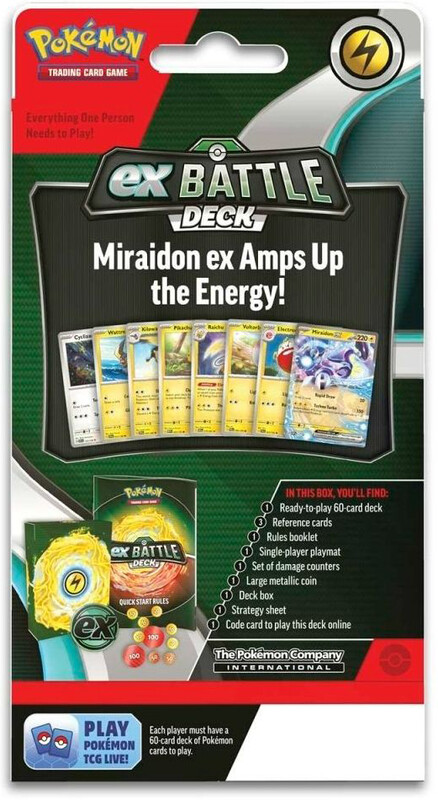 Коллекционная карточная игра Pokemon: Miraidon/Victini ex Battle Deck (1 случайно)