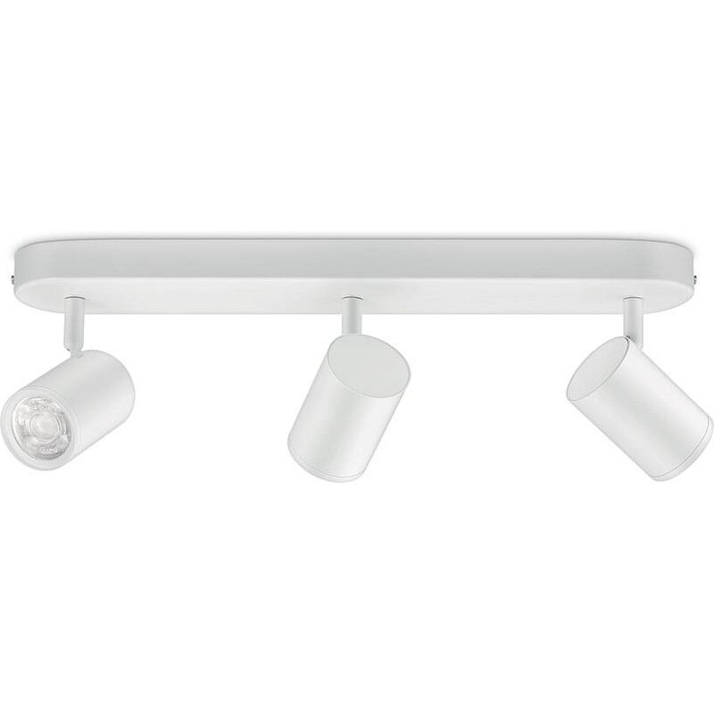 Світильник точковий накладний розумний WiZ Imageo Spots 3х5W 2200-6500K RGB Wi-Fi White (929002658901)