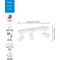 Фото - Світильник точковий накладний розумний WiZ Imageo Spots 3х5W 2200-6500K RGB Wi-Fi White (929002658901) | click.ua