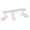Фото - Світильник точковий накладний розумний WiZ Imageo Spots 3х5W 2200-6500K RGB Wi-Fi White (929002658901) | click.ua