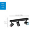Фото - Світильник точковий накладний розумний WiZ Imageo Spots 3х5W 2200-6500K RGB Wi-Fi Black (929002659201) | click.ua