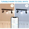 Фото - Світильник точковий накладний розумний WiZ Imageo Spots 3х5W 2200-6500K RGB Wi-Fi Black (929002659201) | click.ua