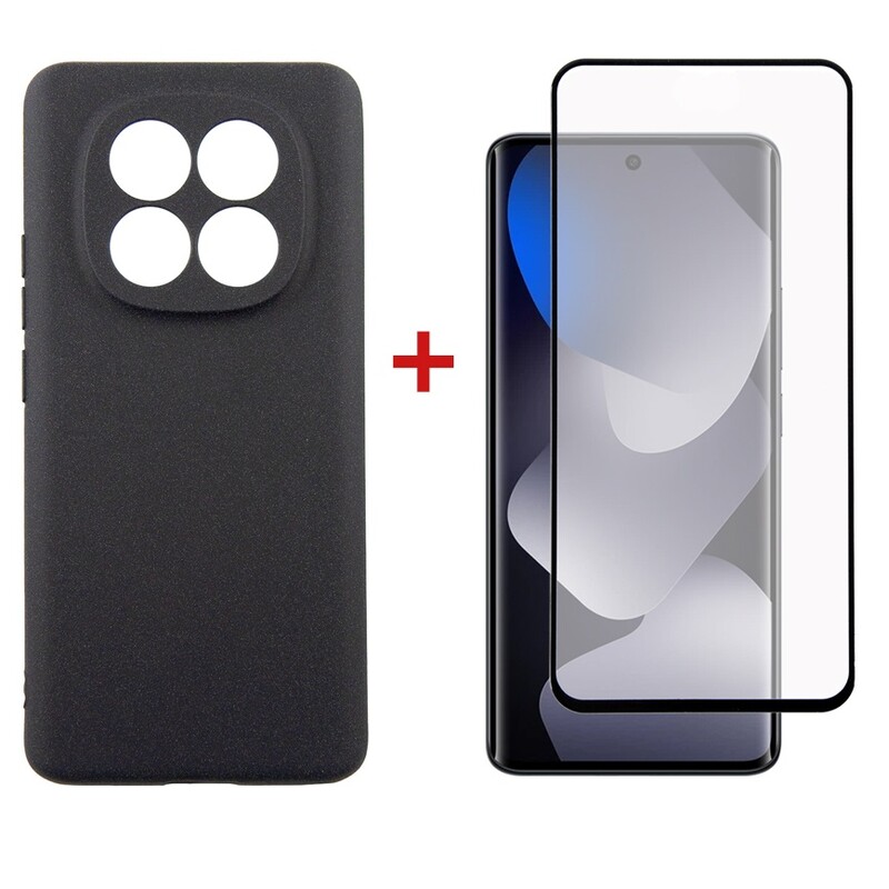 Чeхол-накладка Dengos Soft для Xiaomi Redmi Note 15 Black (DG-KM-185) + защитное стекло