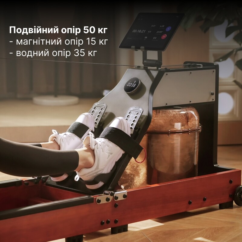 Гребный тренажер KingSmith WM10 Red Oak