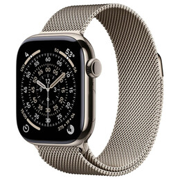 Смарт-годинник Apple Watch Series 11 GPS 46mm Natural Titanium Case with Natural Milanese Loop - M/L (MFD04RK/A)