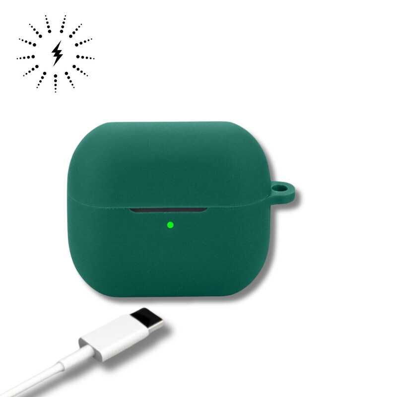 Чохол BeCover Silicon для Samsung Galaxy Buds 3 FE Dark Green (715112)